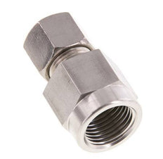 10S & G1/2'' RVS Rechte Knelfitting Binnendraad voor manometers 450bar ISO 8434-1