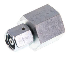 6S & G1/2'' Verzinkt Stalen Rechte Draaidoorvoer Binnendraad voor manometers 630bar NBR Afdichtconus ISO 8434-1