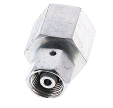 8S & G1/2'' Verzinkt Stalen Rechte Draaidoorvoer Binnendraad voor manometers 630bar NBR Afdichtconus ISO 8434-1
