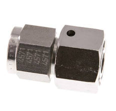 12L & G1/4'' RVS Rechte Draaidoorvoer Binnendraad voor manometers 315bar FKM Afdichtconus ISO 8434-1