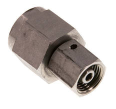 8S & G1/2'' RVS Rechte Draaidoorvoer Binnendraad voor manometers 630bar FKM Afdichtconus ISO 8434-1