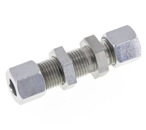 10L Verzinkt Stalen Rechte Snijringkoppeling Schotdoorvoer 315bar ISO 8434-1