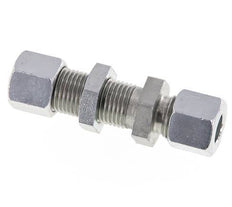 10L Verzinkt Stalen Rechte Snijringkoppeling Schotdoorvoer 315bar ISO 8434-1