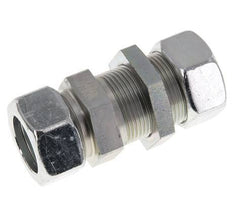 28L Verzinkt Stalen Rechte Snijringkoppeling Schotdoorvoer 160bar ISO 8434-1