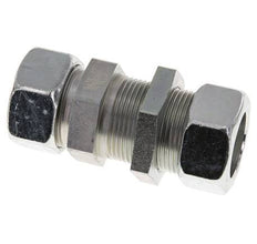 28L Verzinkt Stalen Rechte Snijringkoppeling Schotdoorvoer 160bar ISO 8434-1