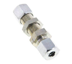 8S Verzinkt Stalen Rechte Snijringkoppeling Schotdoorvoer 630bar ISO 8434-1