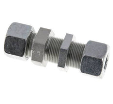 16S Verzinkt Stalen Rechte Snijringkoppeling Schotdoorvoer 400bar ISO 8434-1