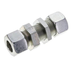 20S Zink plated Steel Straight Cutting Fitting Bulkhead 400 bar ISO 8434-1