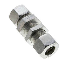 20S Zink plated Steel Straight Cutting Fitting Bulkhead 400 bar ISO 8434-1