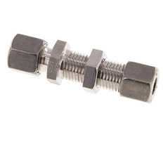 8L RVS Rechte Snijringkoppeling Schotdoorvoer 315bar ISO 8434-1