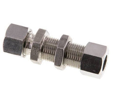 12L RVS Rechte Snijringkoppeling Schotdoorvoer 315bar ISO 8434-1