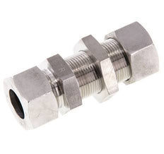 18L Stainless Steel Straight Cutting Fitting Bulkhead 315 bar ISO 8434-1