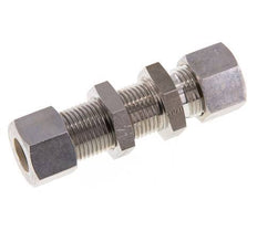 12L RVS Rechte Knelfitting Schotdoorvoer 315bar ISO 8434-1