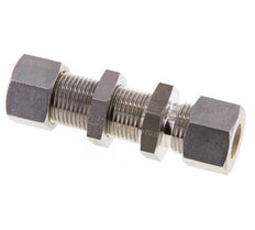 12L RVS Rechte Knelfitting Schotdoorvoer 315bar ISO 8434-1