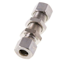 12L RVS Rechte Knelfitting Schotdoorvoer 315bar ISO 8434-1