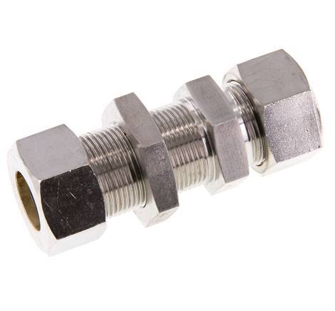 18L RVS Rechte Knelfitting Schotdoorvoer 315bar ISO 8434-1