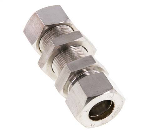 18L RVS Rechte Knelfitting Schotdoorvoer 315bar ISO 8434-1