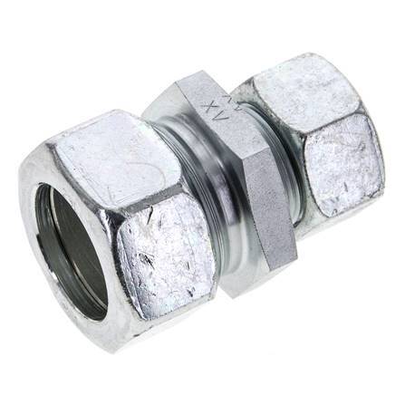 18L & 28L Zink plated Steel Straight Cutting Fitting 160 bar ISO 8434-1