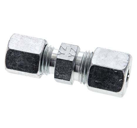 6S & 8S Zink plated Steel Straight Cutting Fitting 630 bar ISO 8434-1