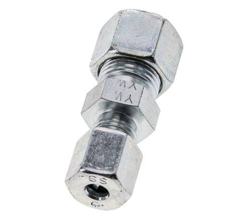 6S & 10S Zink plated Steel Straight Cutting Fitting 630 bar ISO 8434-1