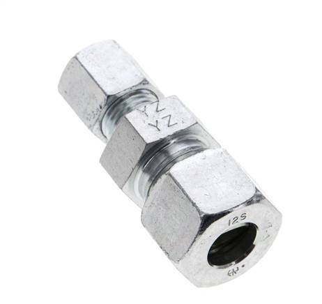 6S & 12S Zink plated Steel Straight Cutting Fitting 630 bar ISO 8434-1