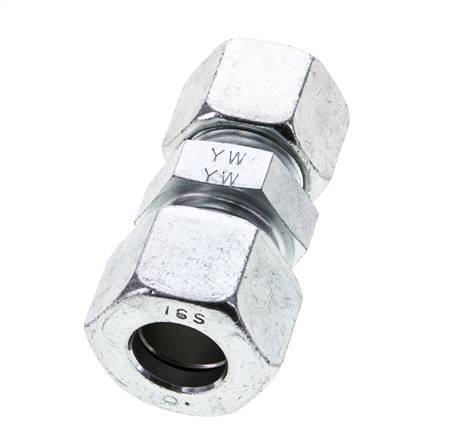 14S & 16S Zink plated Steel Straight Cutting Fitting 400 bar ISO 8434-1