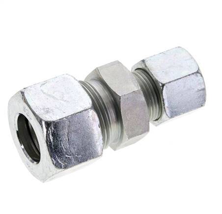 14S & 20S Zink plated Steel Straight Cutting Fitting 400 bar ISO 8434-1