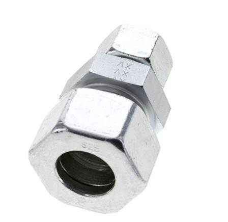 16S & 25S Zink plated Steel Straight Cutting Fitting 400 bar ISO 8434-1