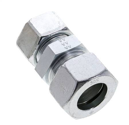 25S & 30S Zink plated Steel Straight Cutting Fitting 400 bar ISO 8434-1