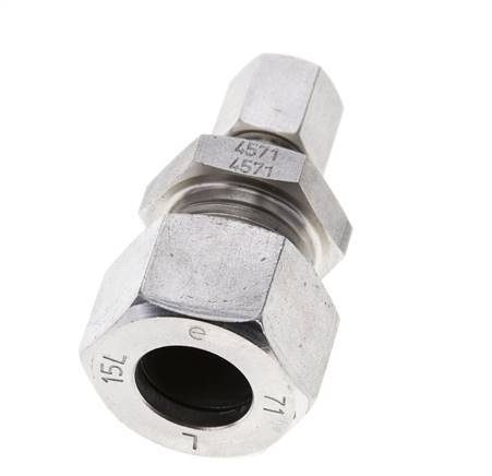 6L & 15L Stainless Steel Straight Cutting Fitting 315 bar ISO 8434-1