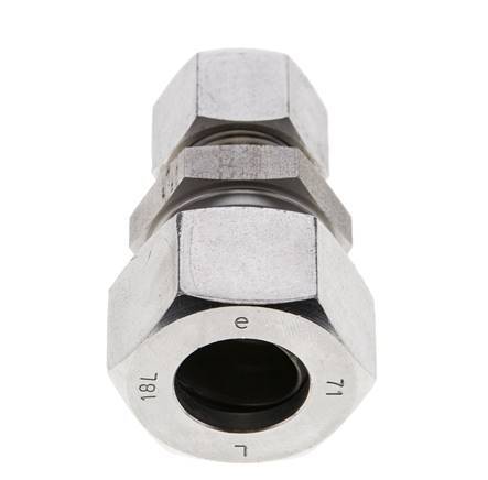 12L & 18L Stainless Steel Straight Cutting Fitting 315 bar ISO 8434-1