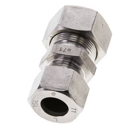 15L & 18L Stainless Steel Straight Cutting Fitting 315 bar ISO 8434-1