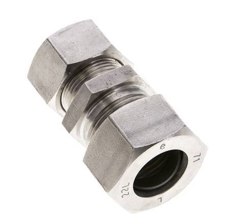 18L & 22L Stainless Steel Straight Cutting Fitting 160 bar ISO 8434-1