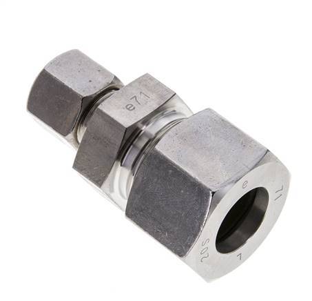 10S & 20S Stainless Steel Straight Cutting Fitting 400 bar ISO 8434-1