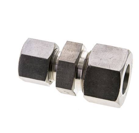 14S & 20S Stainless Steel Straight Cutting Fitting 400 bar ISO 8434-1