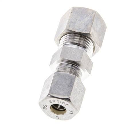 8S & 10S Stainless Steel Straight Compression Fitting 450 bar ISO 8434-1