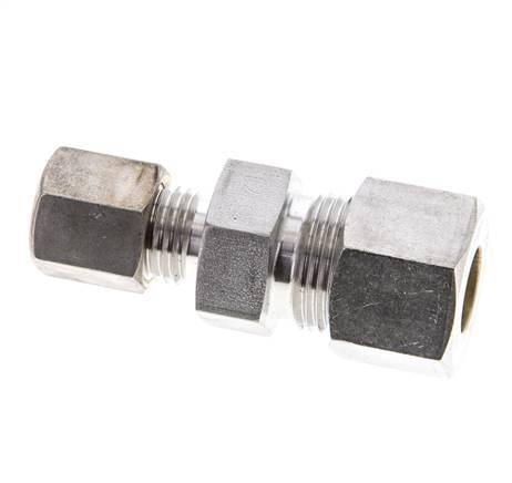 6S & 12S Stainless Steel Straight Compression Fitting 400 bar ISO 8434-1