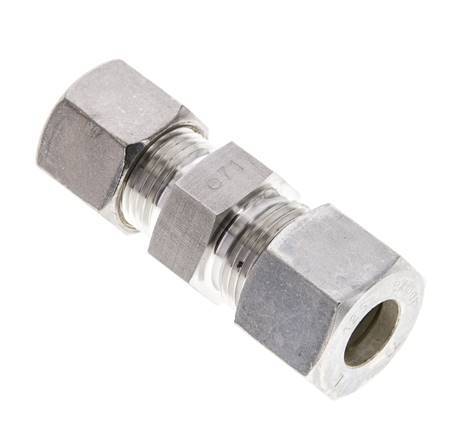 10S & 12S Stainless Steel Straight Compression Fitting 400 bar ISO 8434-1