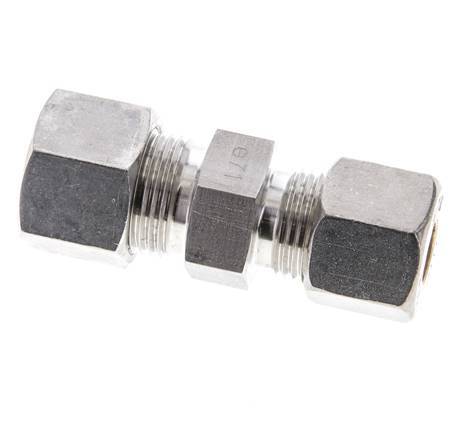 10S & 12S Stainless Steel Straight Compression Fitting 400 bar ISO 8434-1