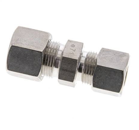 12S & 14S Stainless Steel Straight Compression Fitting 400 bar ISO 8434-1