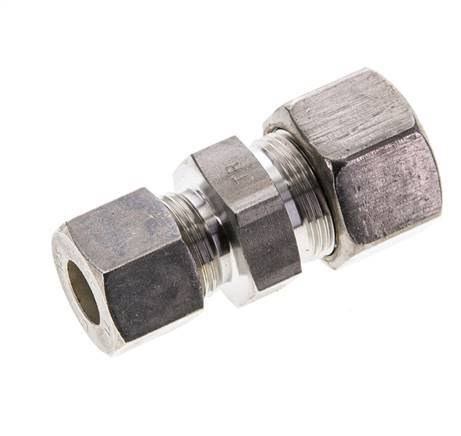 12S & 16S Stainless Steel Straight Compression Fitting 400 bar ISO 8434-1