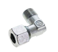12L & M16x1.5 (con) Verzinkt Stalen L-Vorm Snijringkoppeling Buitendraad 315bar ISO 8434-1