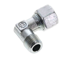 12L & M16x1.5 (con) Verzinkt Stalen L-Vorm Snijringkoppeling Buitendraad 315bar ISO 8434-1