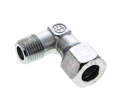12L & M16x1.5 (con) Verzinkt Stalen L-Vorm Snijringkoppeling Buitendraad 315bar ISO 8434-1