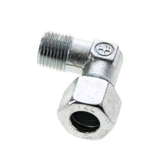 12L & M16x1.5 (con) Verzinkt Stalen L-Vorm Snijringkoppeling Buitendraad 315bar ISO 8434-1