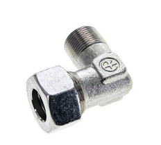 18L & M22x1.5 (con) Verzinkt Stalen L-Vorm Snijringkoppeling Buitendraad 315bar ISO 8434-1