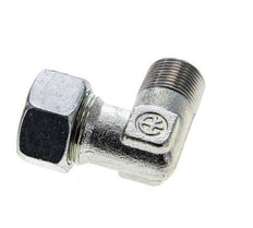 18L & M22x1.5 (con) Verzinkt Stalen L-Vorm Snijringkoppeling Buitendraad 315bar ISO 8434-1