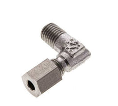 4LL & M8x1 (con) RVS L-Vorm Snijringkoppeling Buitendraad 100bar ISO 8434-1