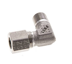 8LL & M10x1 (con) RVS L-Vorm Snijringkoppeling Buitendraad 100bar ISO 8434-1