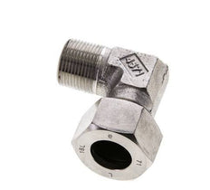 18L & M22x1.5 (con) RVS L-Vorm Snijringkoppeling Buitendraad 315bar ISO 8434-1
